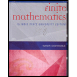finite mathematics for the managerial life
