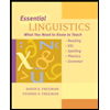 Essential Linguistics : What You Need to Know to Teach Reading, ESL, Spelling, Phonics, and Grammar