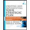Creating and  Implementing Your Strategies Plan : A Workbook for Public and Nonprofit Organizations