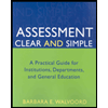 Assessment Clear and Simple : A Practical Guide for Institutions, Departments, and General Education