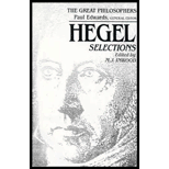 Hegel Selections : The Great Philosophers Series
