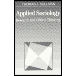 Applied Sociology : Research and Critical Thinking