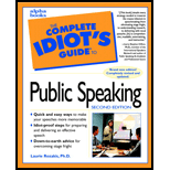 Complete Idiot's Guide to Public Speaking