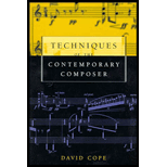 Techniques of the Contemporary Composer