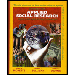 Applied Social Research : Tool for the Human Services