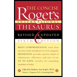 Roget's Thesaurus, Rev. and Updated