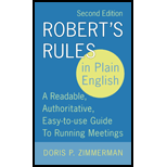 Robert's Rules in Plain English : Readable, Authoritative, Easy-to-Use Guide to Running Meetings