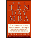 Ten-Day MBA : A Step-by-Step Guide To Mastering the Skills Taught In America's Top Business Schools (Broche)