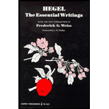 Hegel : Essential Writings
