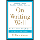 On Writing Well, 30th Anniversary Edition