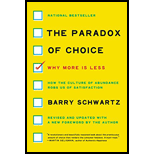 Paradox of Choice: Why More Is Less