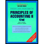 Schaum's Outlines of Principles of Accounting II
