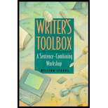 Writer's Toolbox : A Sentence-Combining Workshop