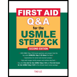 First Aid: Q and a for Usmle Step 2 Ck
