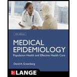 Medical Epidemiology: Population Health and Effective Health Care