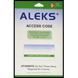 Aleks for Mathematics (Quarter Term Access Code) (New Only)