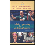 Public Speaking for College and Career-Audio CD's (6)
