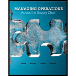 Managing Operations Across the Supply Chain - Text Only