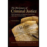 Dictionary of Criminal Justice