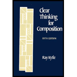 Clear Thinking for Composition