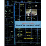 Foundations of Financial Management - With Values Card