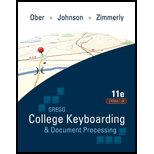 Gregg College Keyboarding and Document Processing Word 2013: Kit 1