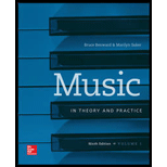 Music in Theory and Practice, Volume 1