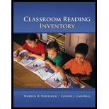 Classroom Reading Inventory