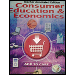Consumer Education and Economics - Teacher's Annotated Edition