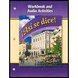 Asi Se Dice, Level 1, Workbook and Audio Activities