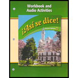 Asi se dice!, Level 3 - Workbook and Audio Activities
