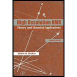 High Resolution NMR : Theory and Chemical Applications
