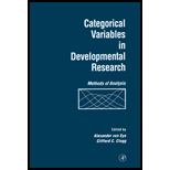 Categorical Variables in Developmental Research : Methods of Analysis