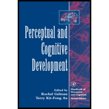 Perceptual and Cognitive Development