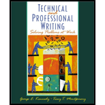 Technical and Professional Writing : Solving Problems at Work