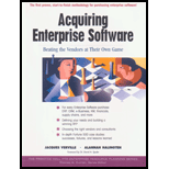 Acquiring Enterprise Software : Beating the Vendors at Their Own Game