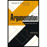 Argumentation : Inquiry and Advocacy