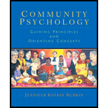 Community Psychology: Guiding Principles and Orienting Concepts
