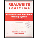Realwrite / Realtime Computerized Shorthand Writing System