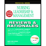 Nursing Leadership and Management Reviews and Rationales-With CD