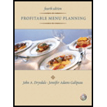 Profitable Menu Planning - With CD