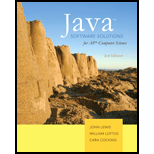 Java Software Solutions for AP Computer Science