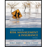 Intro. to Risk Management and Insurance
