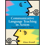 Communicative Language Teaching in Action : Putting Principles to Work