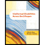Intellectual Disabilities Across the Lifespan: A Life Cycle Approach