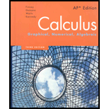 Calculus: Graphical, Numerical, Algebraic - AP Edition