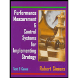 Performance Measurement and Control Systems for Implementing Strategy : Text and Cases