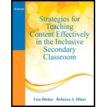 Strategies for Teaching Content Effectively in the Inclusive Secondary Classroom