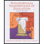 Philosophical Foundations of Education (Paperback)