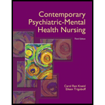 Contemporary Psychiatric-Mental Health Nursing - Text Only